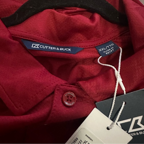 Loyola University LMU Lions Red Polo Shirt Cutter & Buck Mens XXL UPF 50+ - Picture 6 of 7